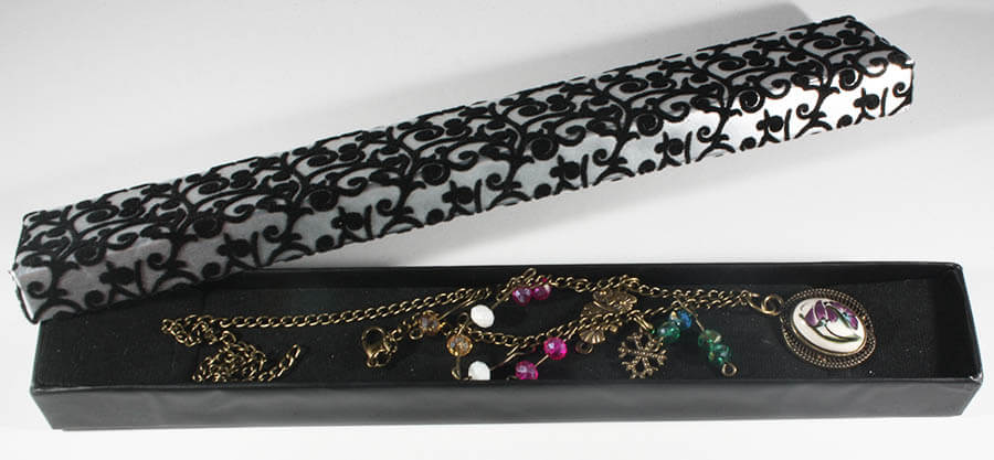 50 cm vase embroidered on Lotus and three sides of Ottoman brucco - 2