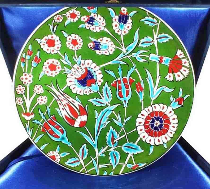 Tax Advisor Gift 30 cm Iznik Ceramic Plate - 1