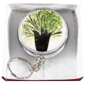 Ağaç Desenli Hap Kutusu - Çini Evi