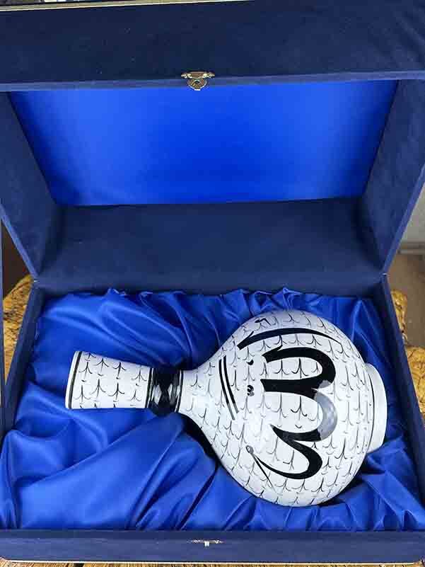 Allah Lafzı İznik Çini Vazo - 2