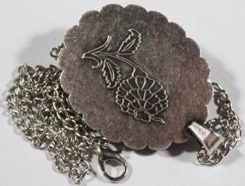 Anemon İznik Çini Kolye Ucu - Çini Evi (1)