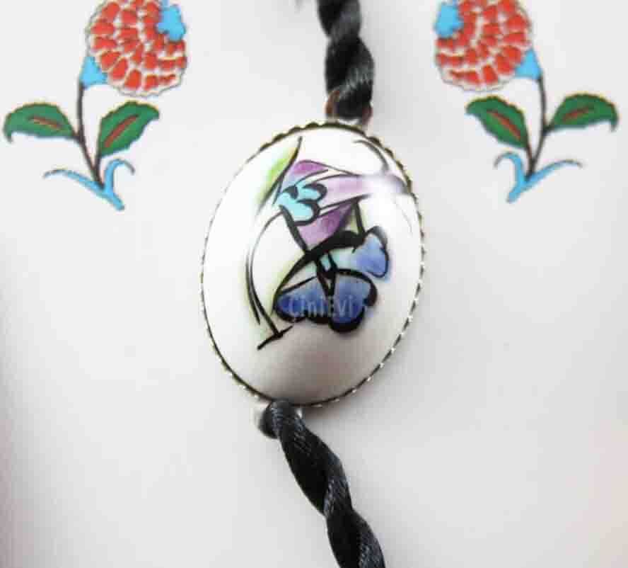 Anemone Iznik Ceramic Bracelet - 1