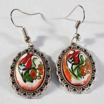 Arkadaşa Hediye İznik Küpe - Çini Evi