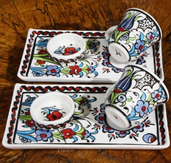 Arkadaşa Hediye Kahve Seti - Çini Evi