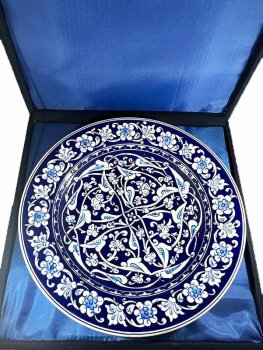 Assiette en céramique d’Iznik Baba Nakkaş à motif Rumi - 3