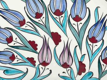 Assiette en céramique d’Iznik Collection spéciale 25 cm - 3