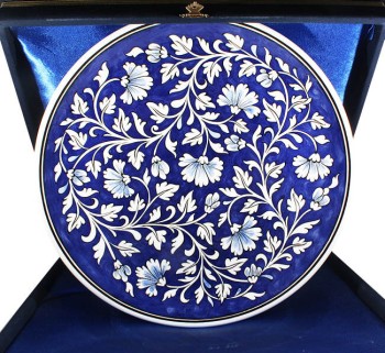 Assiette de poterie Iznik Blue Rumi Iznik - 1