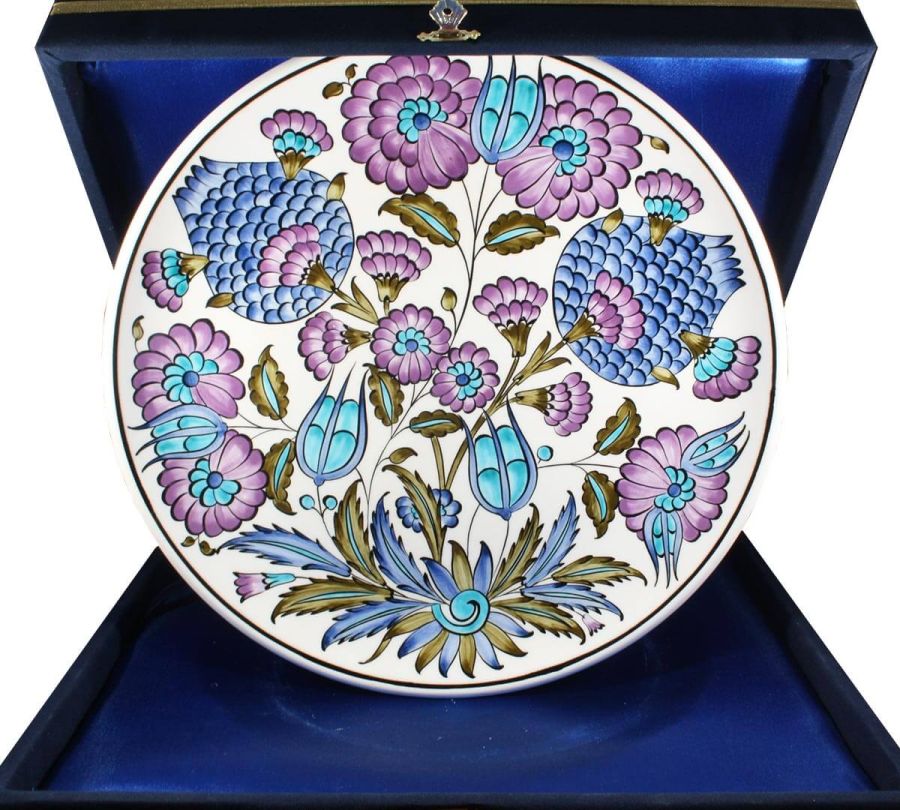 Assiette de poterie Iznik sur mesure personnalisée - 1