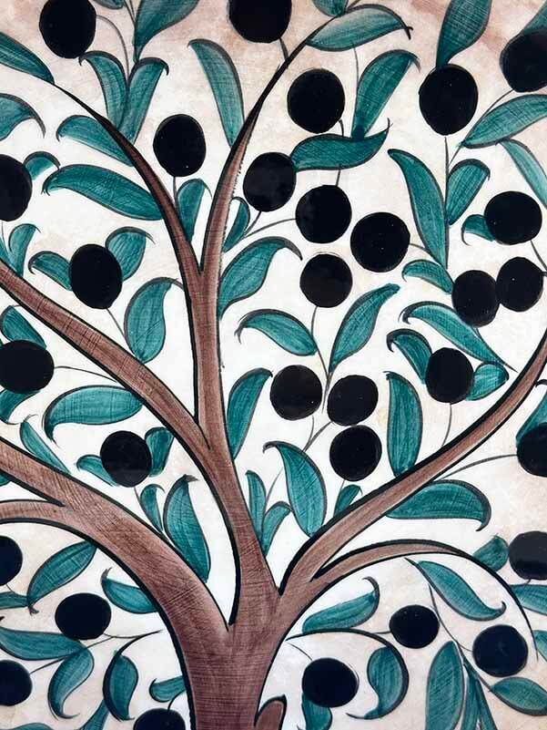 Assiette d’Iznik à Motif d’Olivier - 2