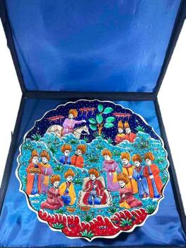 Assiette en Céramique d’Iznik – “Présent Offert au Dirigeant d’État - 3