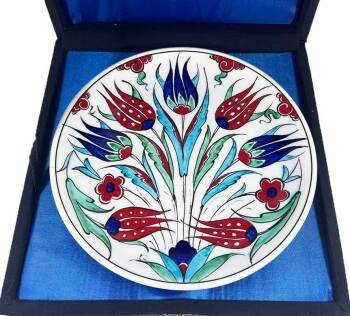 Assiette en céramique d’Iznik Lalezar 18 cm - 3