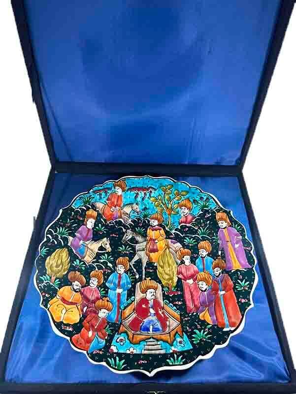 Assiette en Céramique d’Iznik – “Le Divan du Sultan - 3