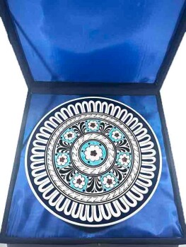 Assiette d’Iznik 30 cm motif traditionnel pour institution publique - 3
