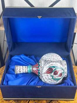 Ateş Lalesi – Vip İznik Çini Vazo - 3