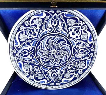 Baba Nakkas Iznik Ceramic Plate - Çini Evi