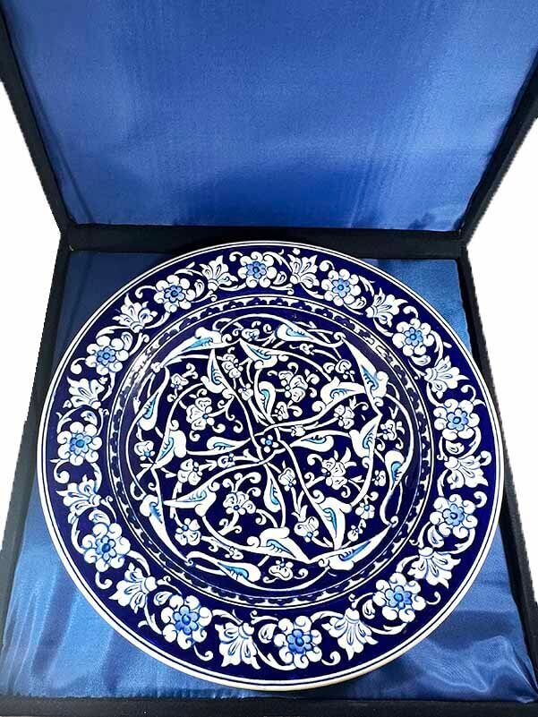 Baba Nakkaş, Rumi Patterned 30cm Iznik Ceramic Plate - 3