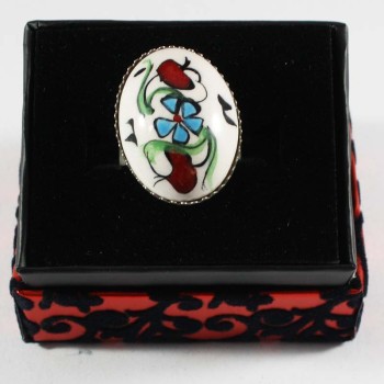 Bague tulipe et printemps, symbole du renouveau - 1