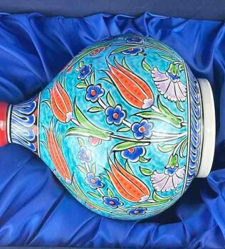 Bahar Laleleri – İznik Çini Vazo - 3