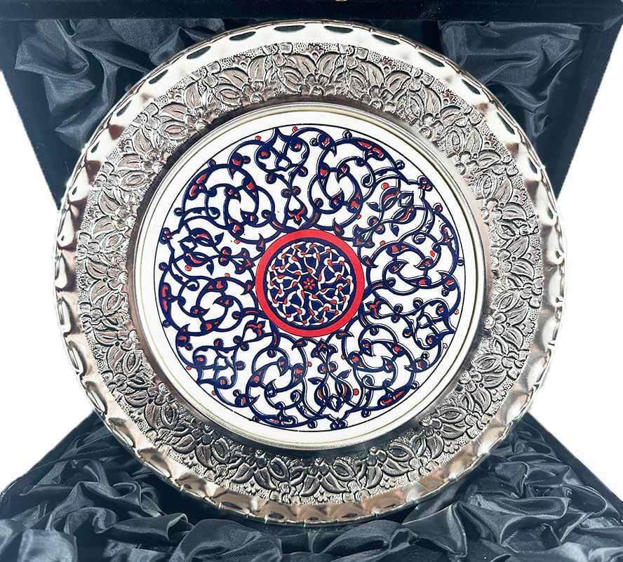 Belediye Başkanına Hediye Gümüş Tabak 25cm - 1
