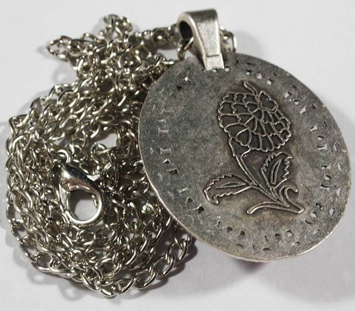 Birthday Gift Iznik Ceramic Pendant - 2