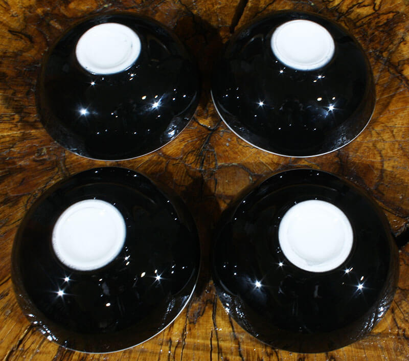 Black and White 4 pieces bowl - 3