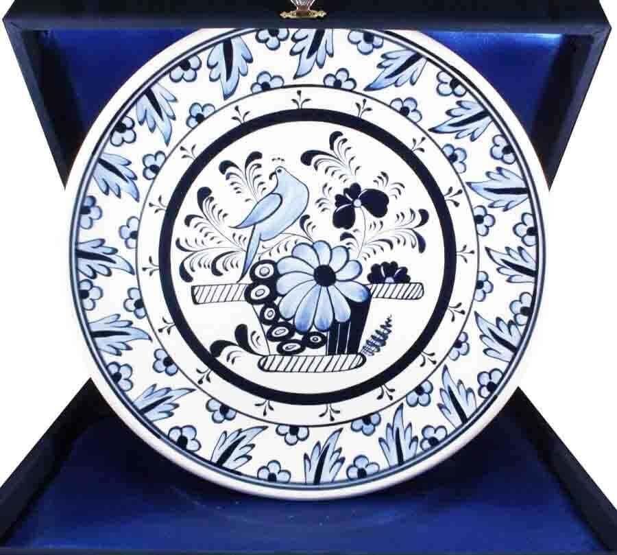 Bleu Blanc 30 cm Iznik Ceramic Plate - 1