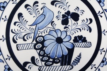 Bleu Blanc Iznik Keramikplatte - 2