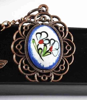 Blue Background Bookmark - 1