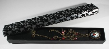 Blue Background Flower Garden Patterned Anklet - Çini Evi (1)