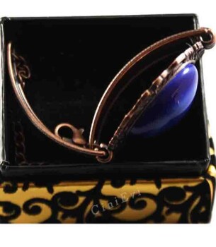 Blue Iznik Pottery Stone Bracelet - Çini Evi (1)