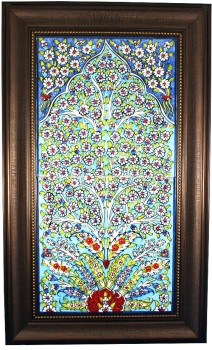 Blue Tree of Life Tile Board - Çini Evi (1)