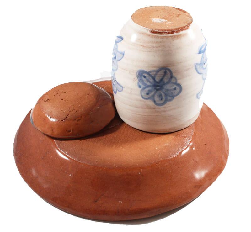 Blue Pattern Soil Coffee Cup - 2