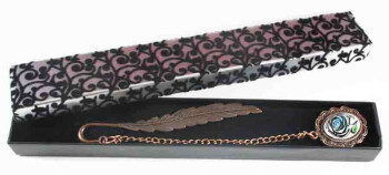 Blue Rose Handmade Iznik Ceramic Bookmark - 2