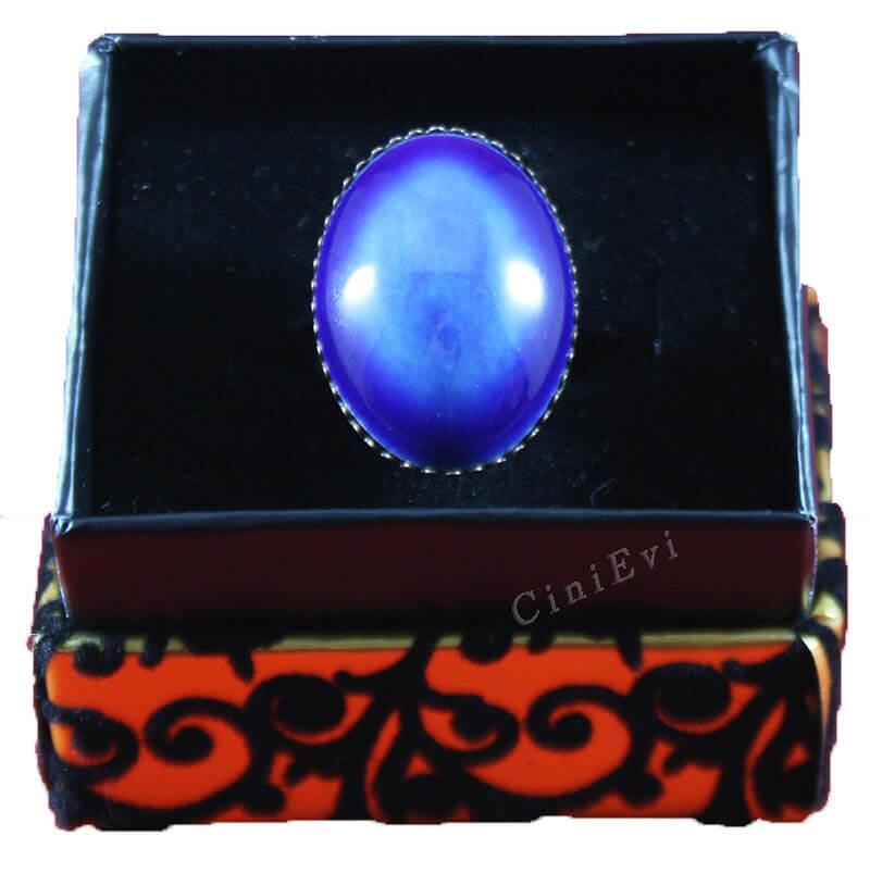 Blue Stone Iznik Pottery Ring - 1