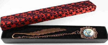 Blue Tulip Iznik Ceramic Bookmark - 2
