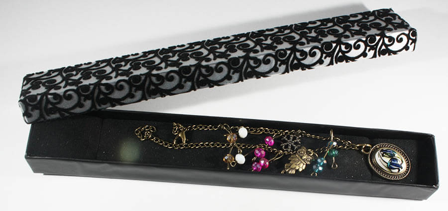 Blue Tulips Patterned Handmade Iznik Tile Anklet - 2