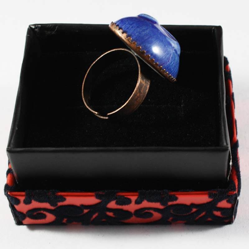 Blue Vav Ceramic Ring - 2