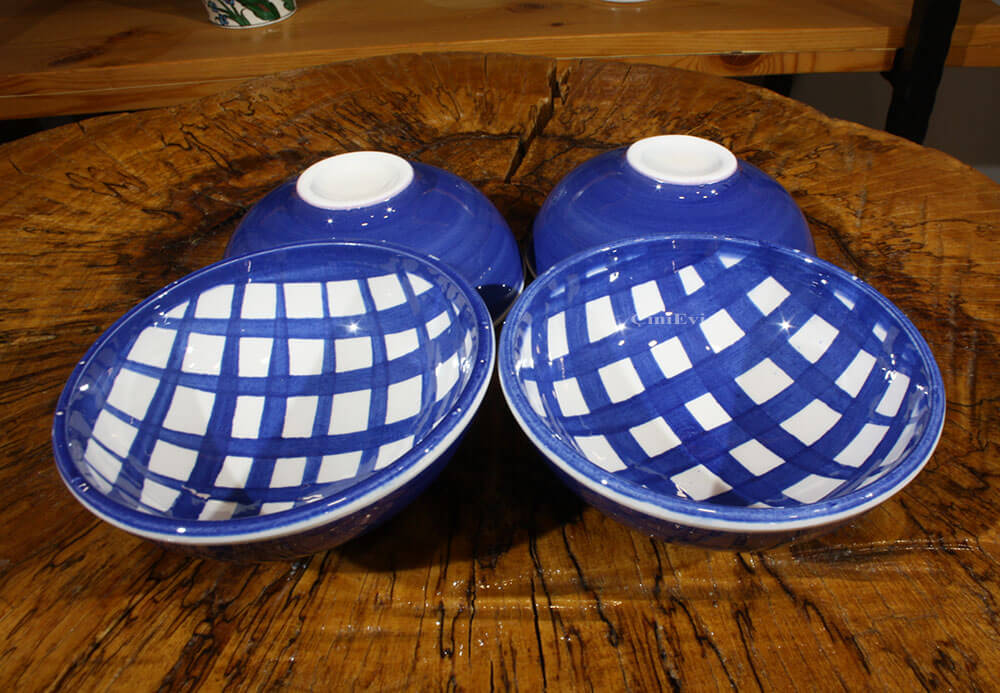 Blue White Design Bowl Set