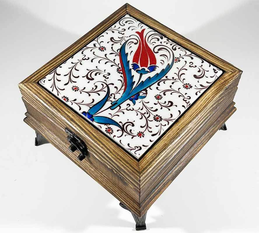 Boîte de rangement pour montres et bijoux - 1