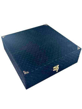 Bonbonnière couleur or à motif religieux - 4
