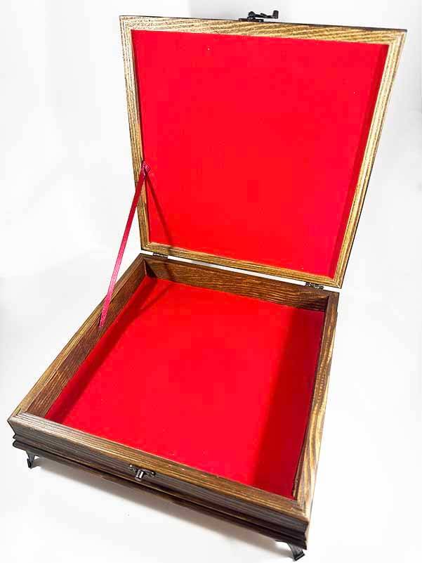 Boîte à Bijoux en Bois – Motif Classique de Lotus, Cadeau Idéal de Mariage - 2