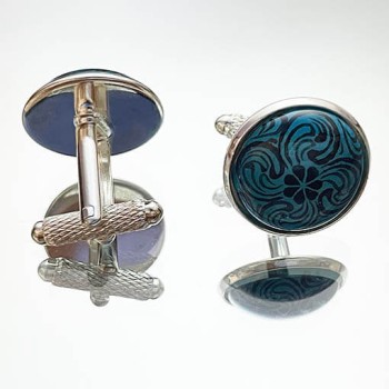 Boutons de manchette Halic en céramique d’Iznik - Çini Evi