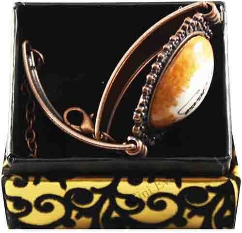 Bracelet en céramique fond orange avec signature d’Atatürk - 2