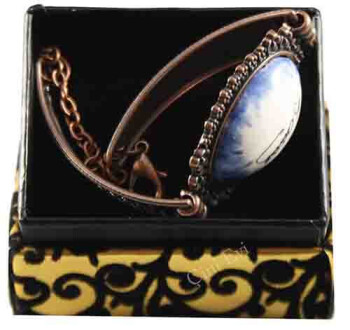 Bracelet en céramique fond bleu avec signature d’Atatürk - 2