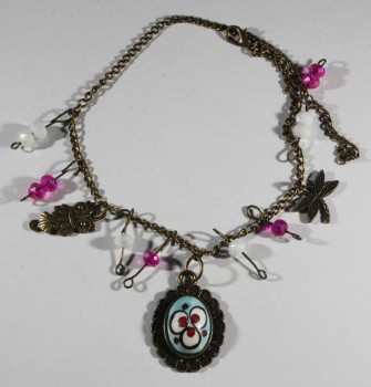 Bracelet de Cheville en Céramique d'Iznik au Motif Çintemani - Çini Evi