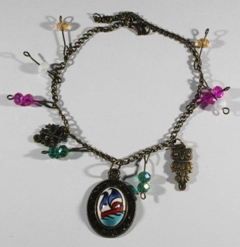 Bracelet de Cheville en Céramique d'Iznik au Motif de Galion - 1