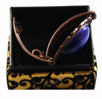 Bracelet en pierre de poterie bleu iznik - 2