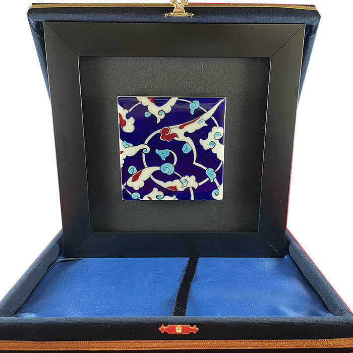 Cadeau de bureau 18cm Iznik Pottery Vase - 1