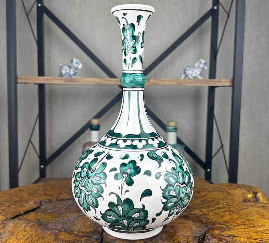Cadeau de Félicitations – Vase d’Iznik Fait Main à Motif de Lotus - 1