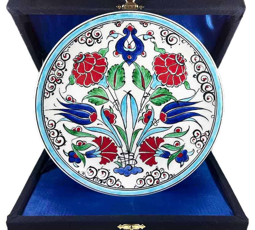 Cadeau de visite à l’étranger | Assiette en céramique d’Iznik - 1